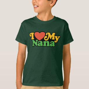 私はナナの私のワイシャツを愛します Tシャツ