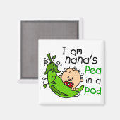 私はナナの豆のポッド1 マグネット (正面/裏面)