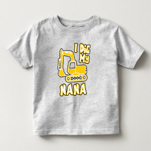 私はナナを掘る トドラーTシャツ