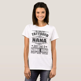私はナナ刺青で普通のナナみたいに Tシャツ