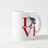 私はナマズが大好き ジャンボコーヒーマグカップ (正面右)