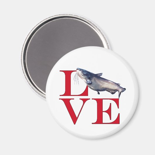 私はナマズが大好き マグネット (正面/裏面)