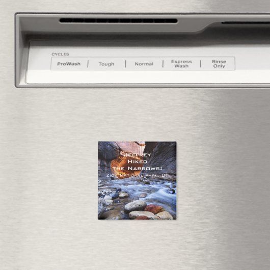 私はナローズ、シオン国立公園、磁石をハイキング マグネット (インサイチュ (食洗機))