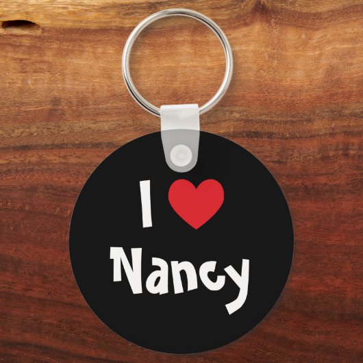 私はナンシーを愛している) キーホルダー (正面)
