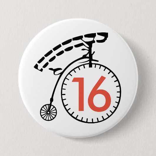 私はナンバーズではない。 缶バッジ (正面)