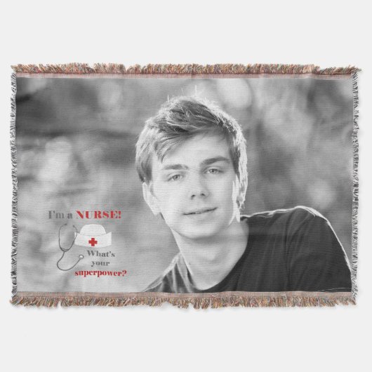 私はナースだ、あなたの超大国 スローブランケット (正面)