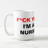 私はナースです コーヒーマグカップ (左)