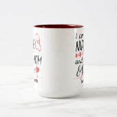 私はナースで母の日コーヒーマグ ツートーンマグカップ (中央)