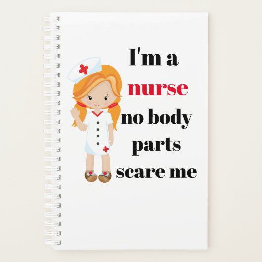 私はナースない体パーツ私の日プランナー プランナー手帳 (正面)
