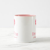 私はナースなのにあなたの超大国マグは? ツートーンマグカップ (中央)
