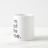 私はナースの放射線学のユーモアではないです コーヒーマグカップ (中央)