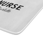 私はナース医療の専門家あなたの名前を追加文字simpl カッティングボード (角)