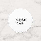 私はナース医療の専門家あなたの名前を追加文字simpl コンフェッティ (スモール正面)