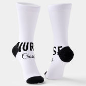 私はナース医療の専門家あなたの名前を追加文字simpl ソックス (傾斜あり)