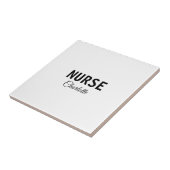 私はナース医療の専門家あなたの名前を追加文字simpl タイル (側面)