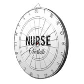 私はナース医療の専門家あなたの名前を追加文字simpl ダーツボード (正面右)