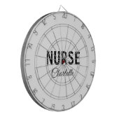 私はナース医療の専門家あなたの名前を追加文字simpl ダーツボード (正面左)