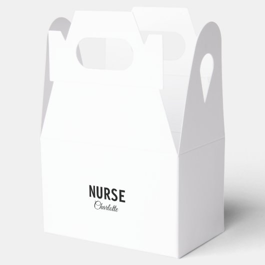 私はナース医療の専門家あなたの名前を追加文字simpl フェイバーボックス (オープン)