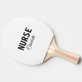 私はナース医療の専門家あなたの名前を追加文字simpl 卓球ラケット (横)