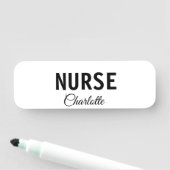 私はナース医療の専門家あなたの名前を追加文字simpl 名札 (インサイチュ)