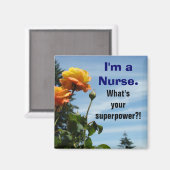 私はナース磁石だ超大国は何だ!ナース マグネット (正面/裏面)