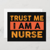 私はナース ポストカード (正面/裏面)