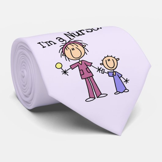 私はナースTシャツとギフトだ ネクタイ (ロール)