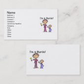 私はナースTシャツとギフトだ 名刺 (正面/裏面)