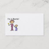 私はナースTシャツとギフトだ 名刺 (裏面)