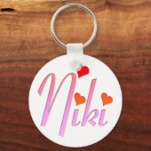私はニキキーチェーンが大好き キーホルダー (正面)