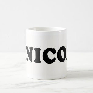 私はニコールを愛します コーヒーマグカップ