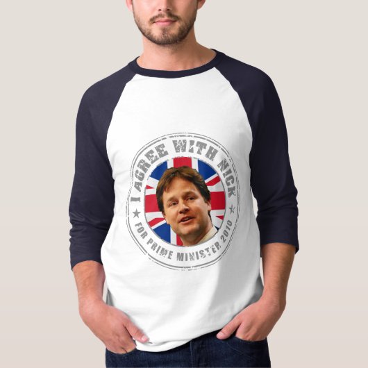 私はニックのTシャツによって同意します Tシャツ (正面)