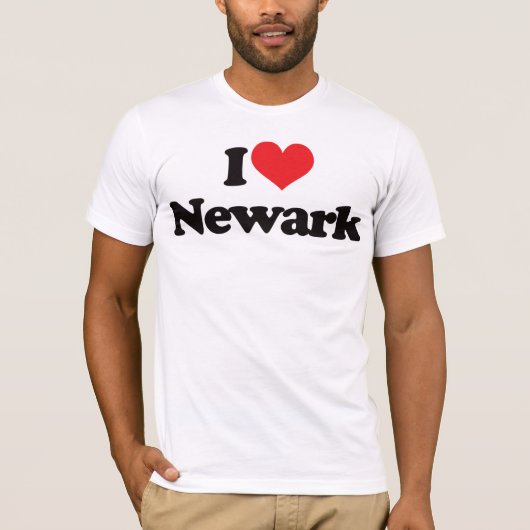 私はニュアークを愛します Tシャツ (正面)