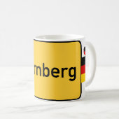 私はニュルンベルクを愛する – ニュルンベルク コーヒーマグカップ (正面右)