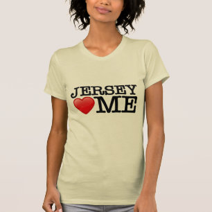 私はニュージャージーが大好き、NJは私を愛している Tシャツ