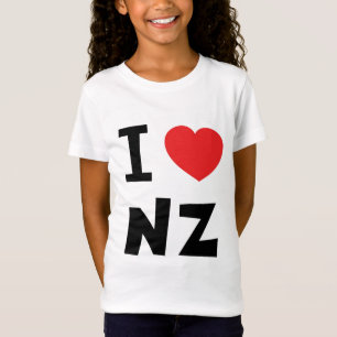 私はニュージーランドを愛します Tシャツ