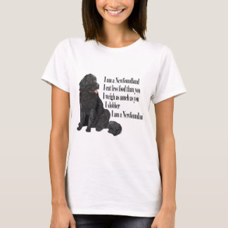 私はニューファウンドランドです Tシャツ