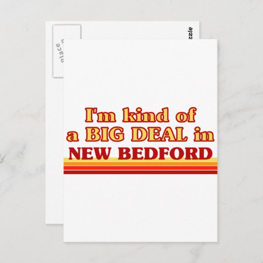 私はニューベッドフォードの大きな取引の種類である ポストカード (正面/裏面)