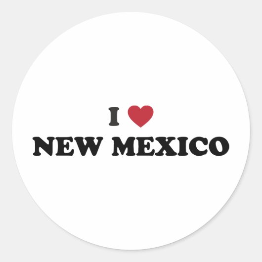 私はニューメキシコが大好き ラウンドシール (正面)