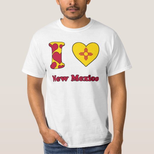 私はニューメキシコが大好き Tシャツ (正面)