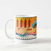 私はニューメキシコを愛します コーヒーマグカップ (左)