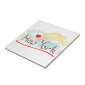 私はニューヨークが大好きだ タイル (側面)