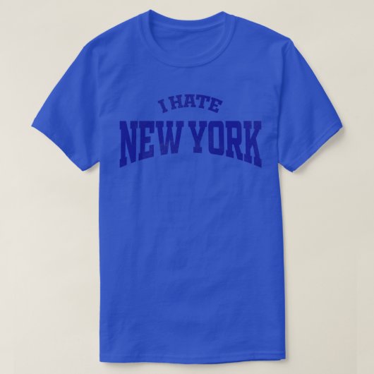 私はニューヨークが嫌いだ Tシャツ (デザイン正面)