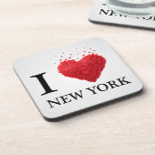 私はニューヨークのハートを愛します コースター (左側)
