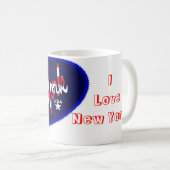 私はニューヨークのマグを愛します コーヒーマグカップ (正面右)