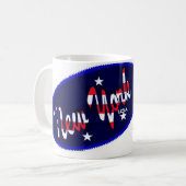 私はニューヨークのマグを愛します コーヒーマグカップ (正面左)