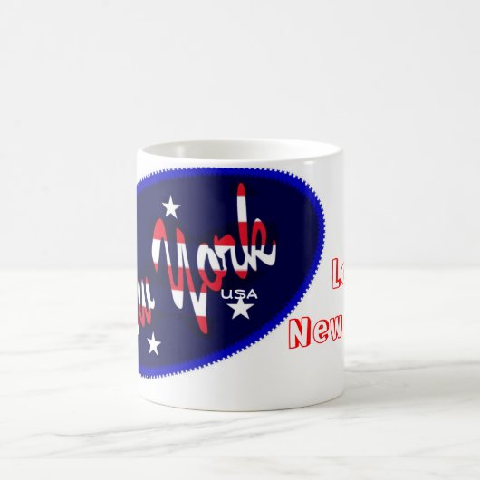 私はニューヨークのマグを愛します コーヒーマグカップ (中央)