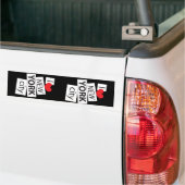 私はニューヨークシティを愛します バンパーステッカー (トラック上)