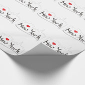 私はニューヨーク、ハートが大好きです ラッピングペーパー (角)