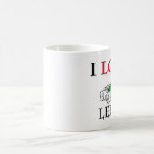 私はニラネギを愛します コーヒーマグカップ (中央)